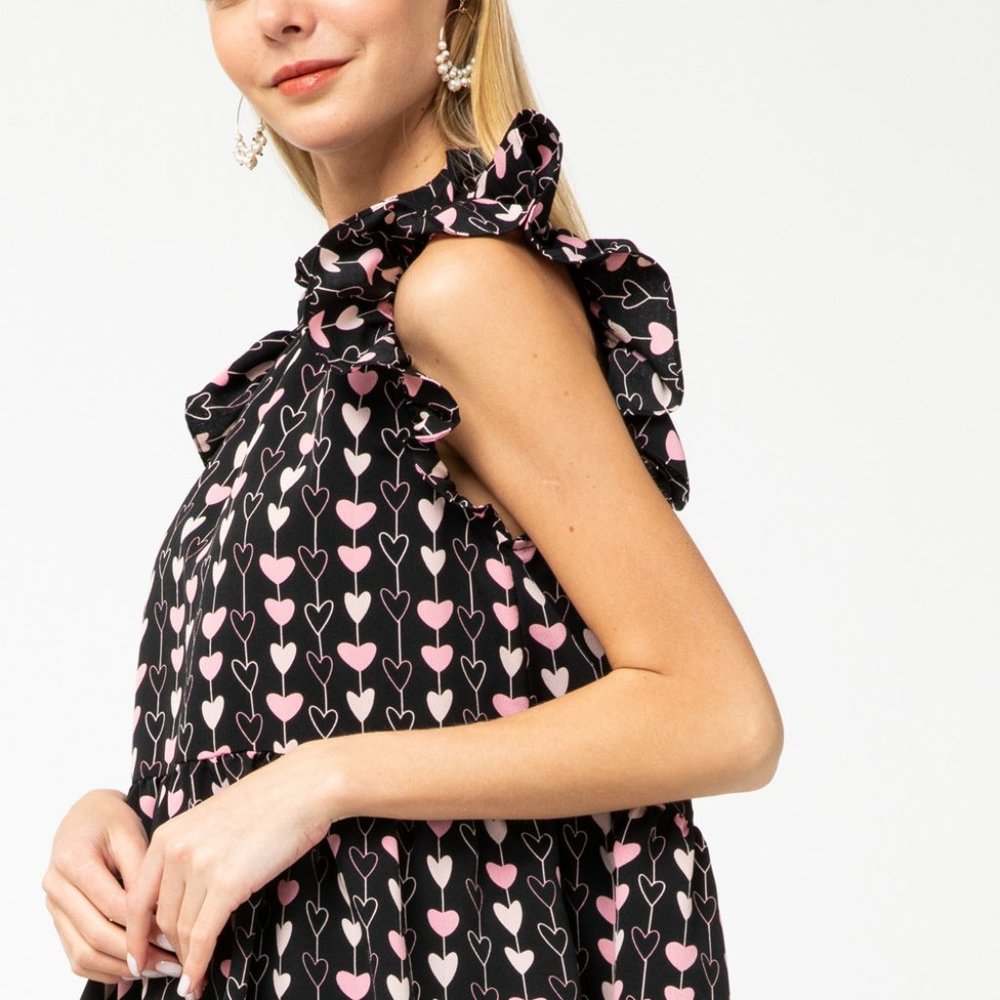 Sweetheart Peplum Top NWT - Picture 2 of 5